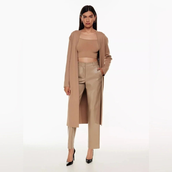 Babaton Pants - Aritzia Babaton Soft Vegan Leather Pant size 8